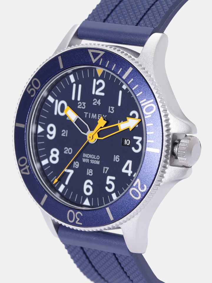 Buy Timex Men Navy Blue Analogue Watch TW2R60700 Watches for Men