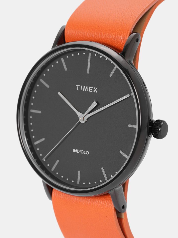 Timex Unisex Black Analogue Watch TW2P91400