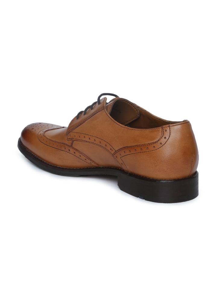 Buy Ruosh Men Tan Brown Genuine Leather 