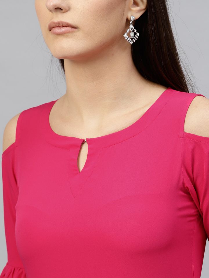 Cold shoulder kurti flipkart best sale