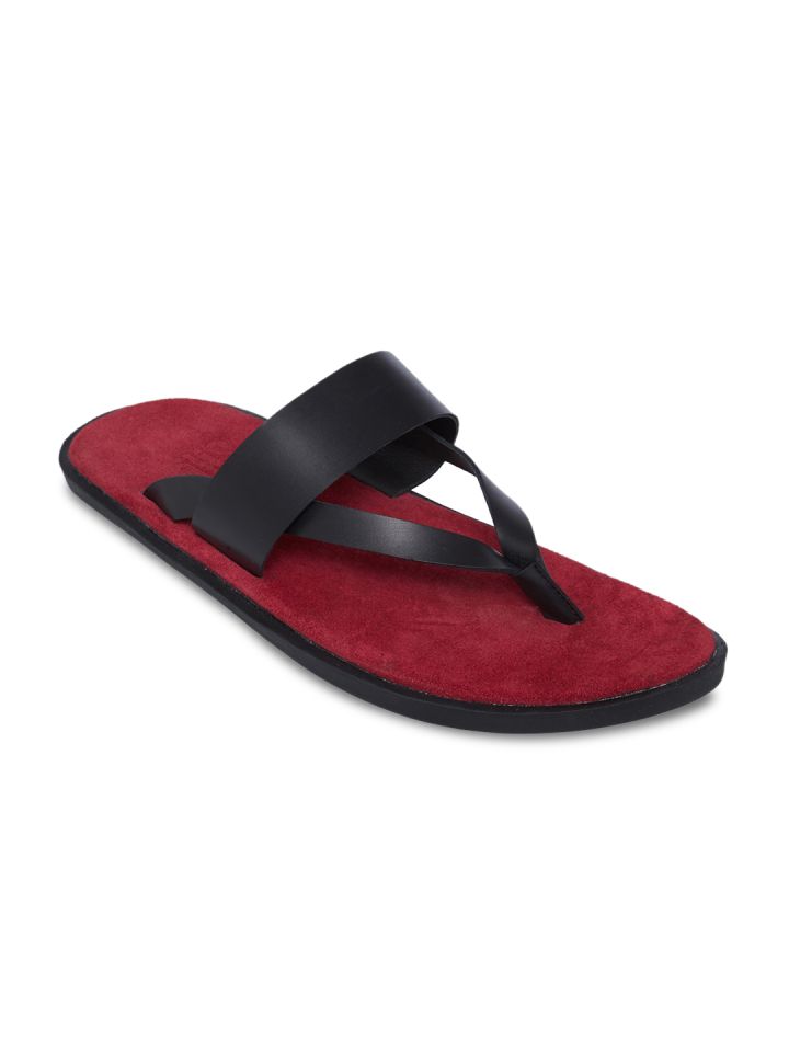 Buy SKO Men Red Black Comfort Sandals Sandals for Men