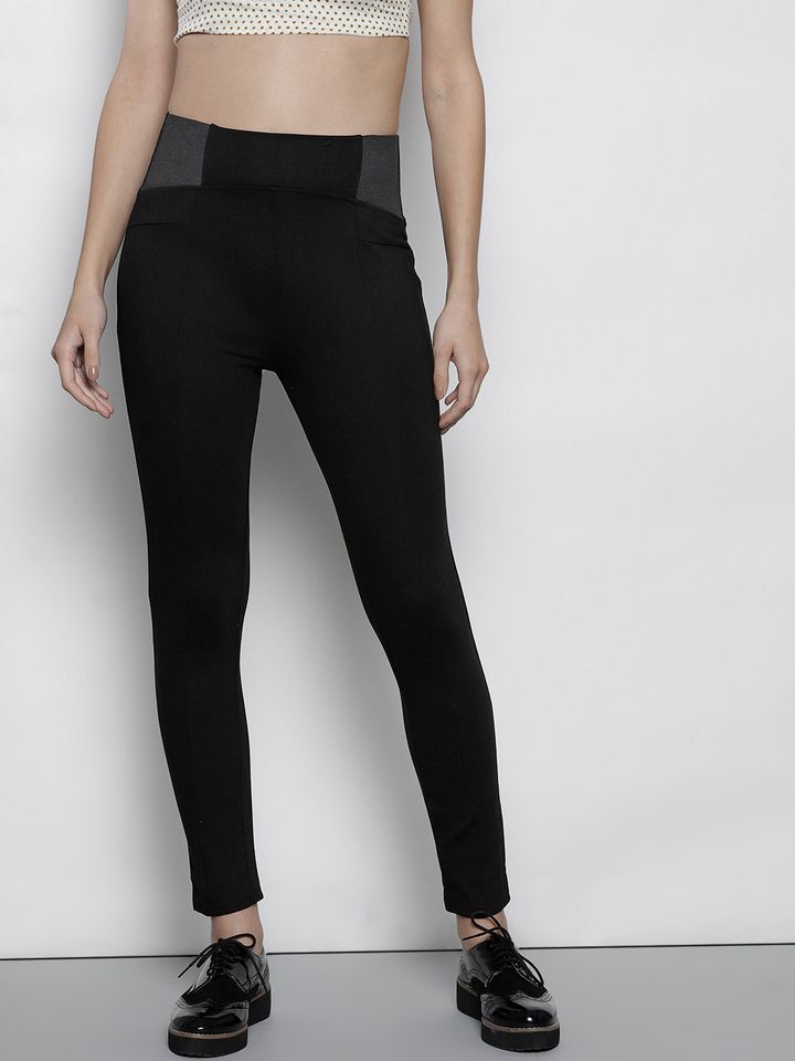 Buy DOROTHY PERKINS Women Black Solid 