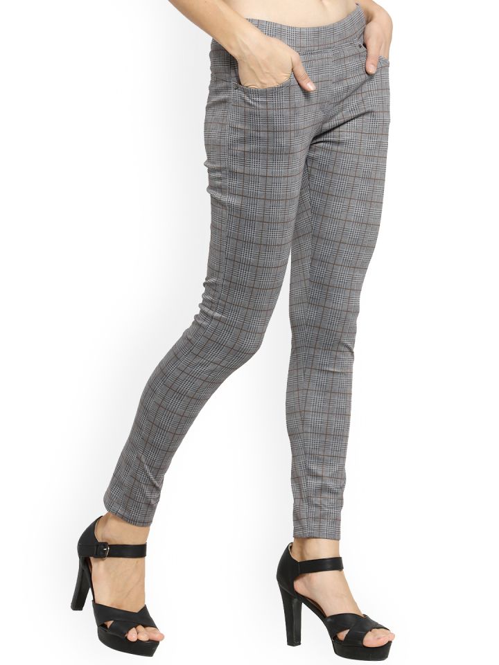 Printed jeggings myntra