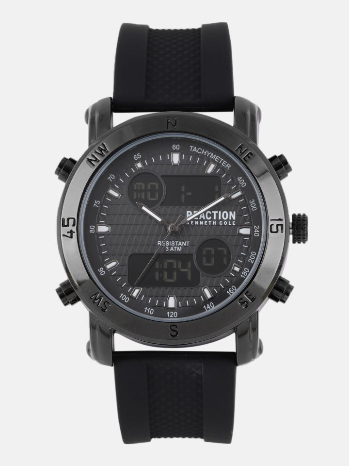 Buy REACTION KENNETH COLE Men Black Analogue And Digital Watch