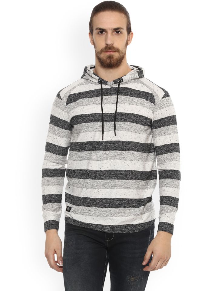 Mufti white hooded shop shirt