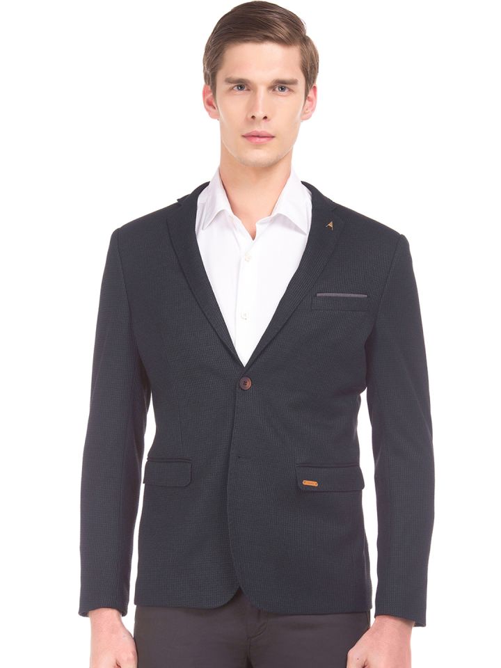 Arrow navy blue blazer sale