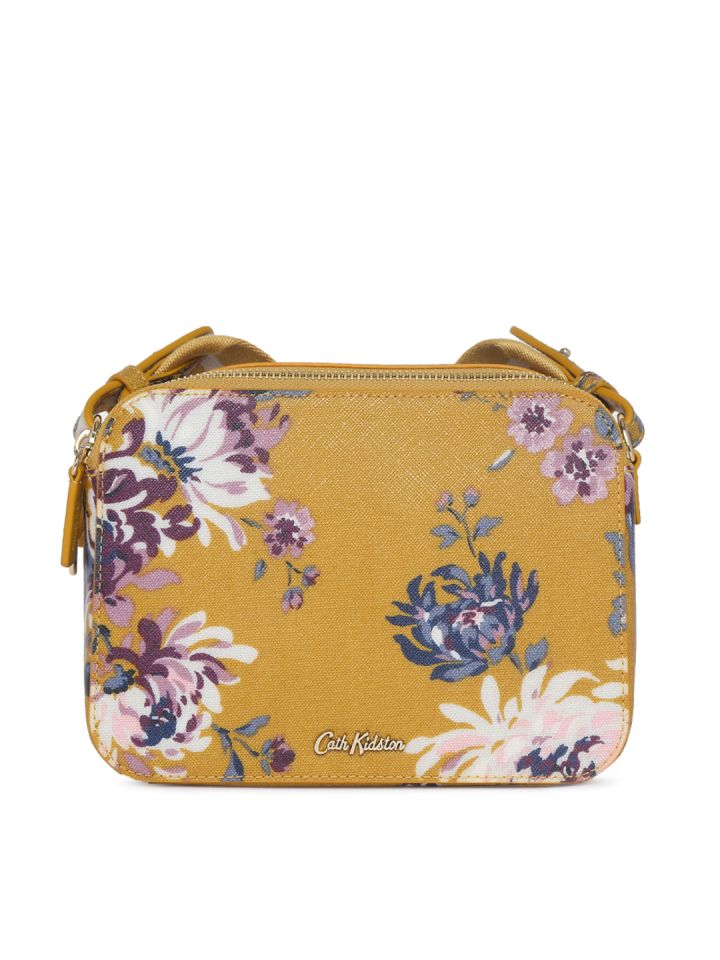 Cath kidston yellow deals leather bag