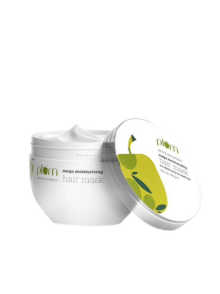 Buy Plum Olive & Macadamia Mega Moisturizing Sustainable Hair Mask 250ml -  Hair Cream And Mask for Unisex 7477448 | Myntra