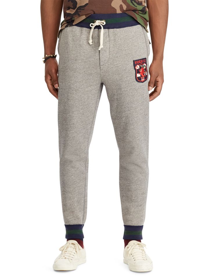 Mens grey outlet ralph lauren joggers