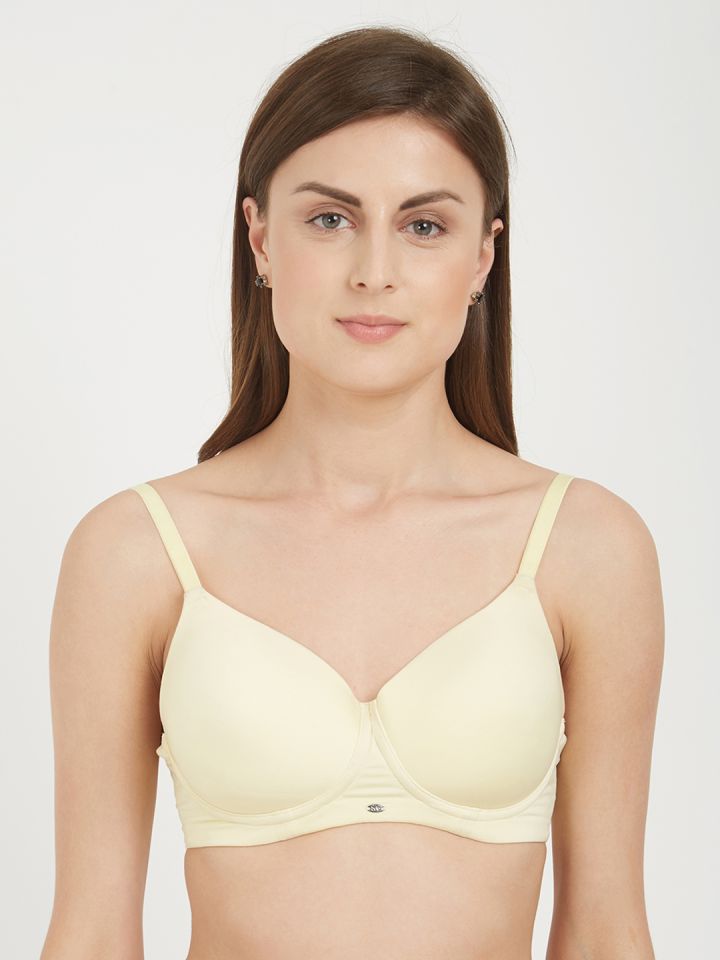 Buy SOIE Women Semi Padded Non Wired T-Shirt Bra with Low Rise