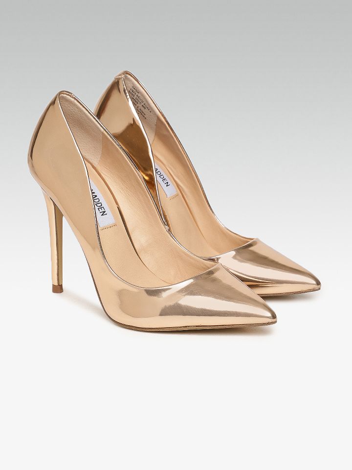 disculpa entrevista rodar Buy Steve Madden Women Rose Gold Solid Pumps - Heels for Women 7485533 |  Myntra