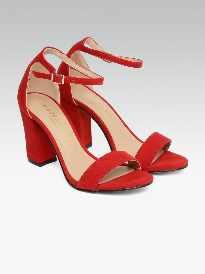 Steve madden red strappy hotsell heels