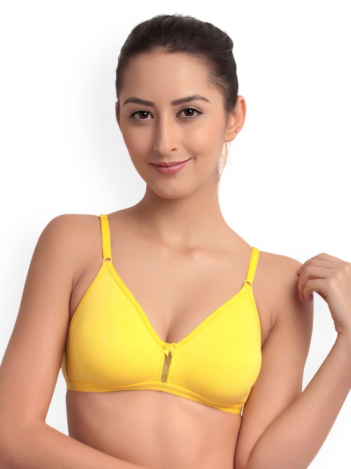 Buy Floret Pack Of 2 Grey Melange Full Coverage T Shirt Bra F