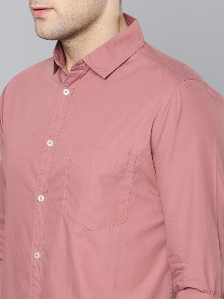 Pink shirt deals black jeans