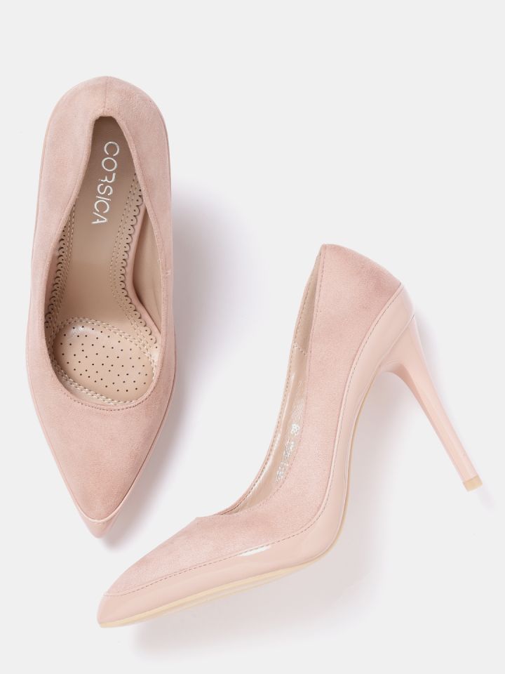 High heels peach color cheap