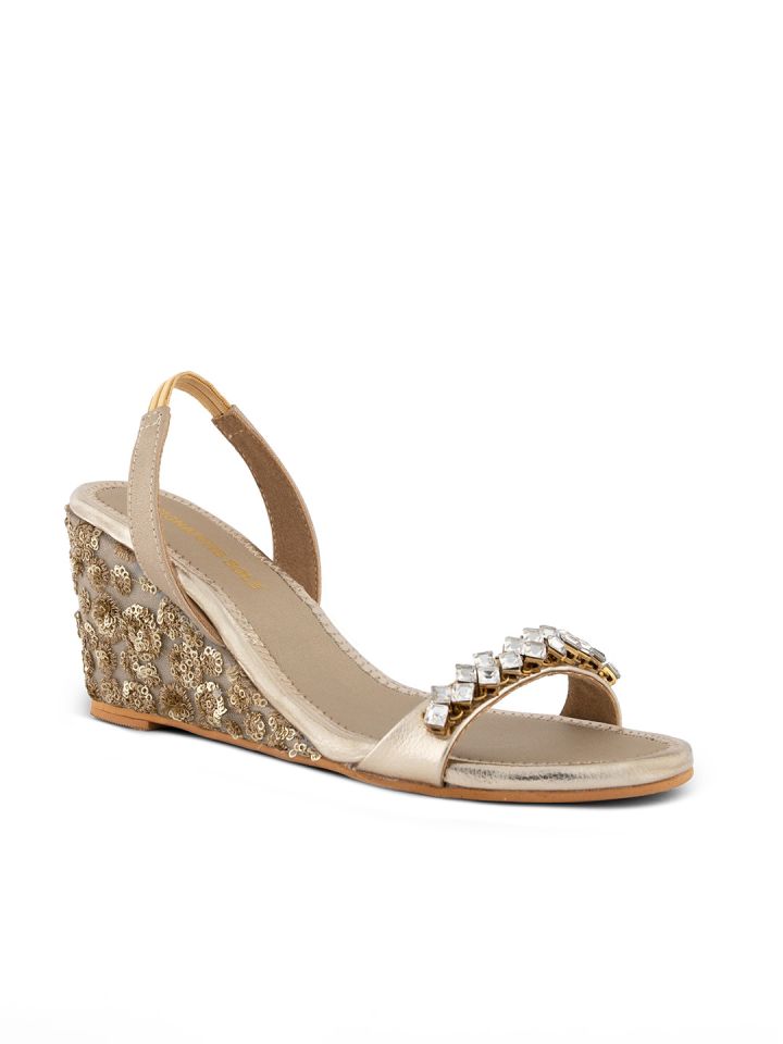 Buy Signature Sole Women Gold Toned 