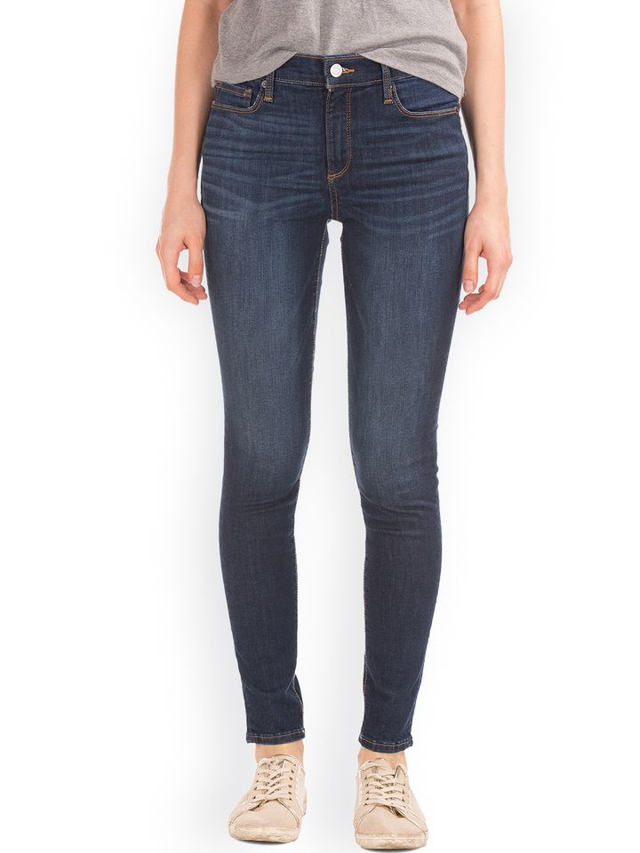 mid rise true skinny jeans