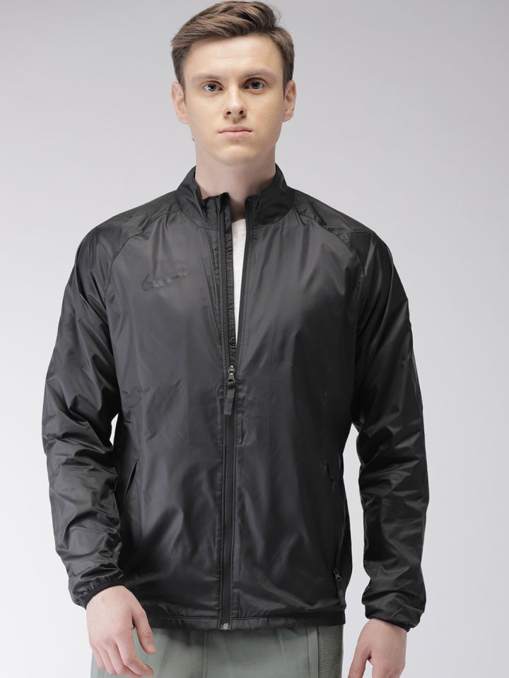 Nike sales leather jacket