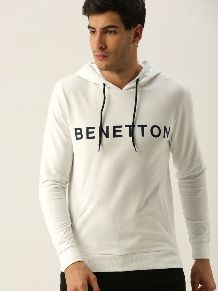 Benetton discount white sweatshirt