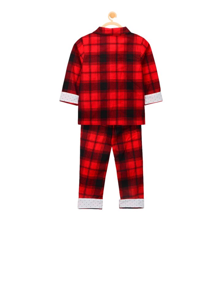 Red check shop pyjamas kids