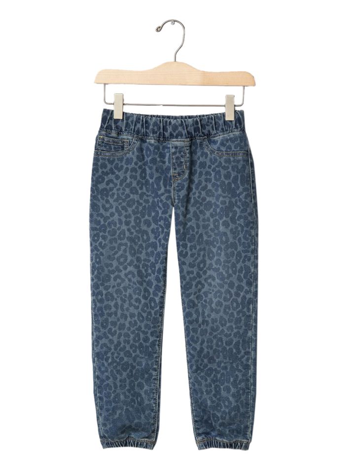 girls leopard joggers