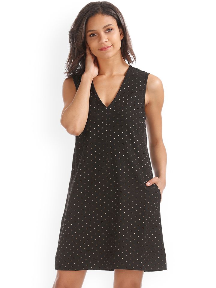 Metallic print dress Clearance