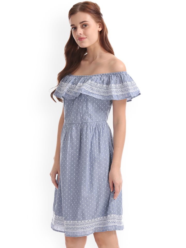 gap off the shoulder dress