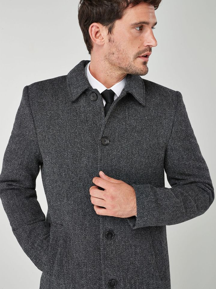 Grey Coat - Buy Grey Coat online in India