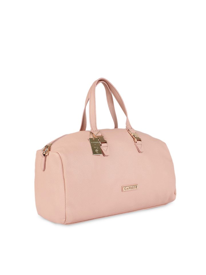 Caprese pink solid handheld store bag