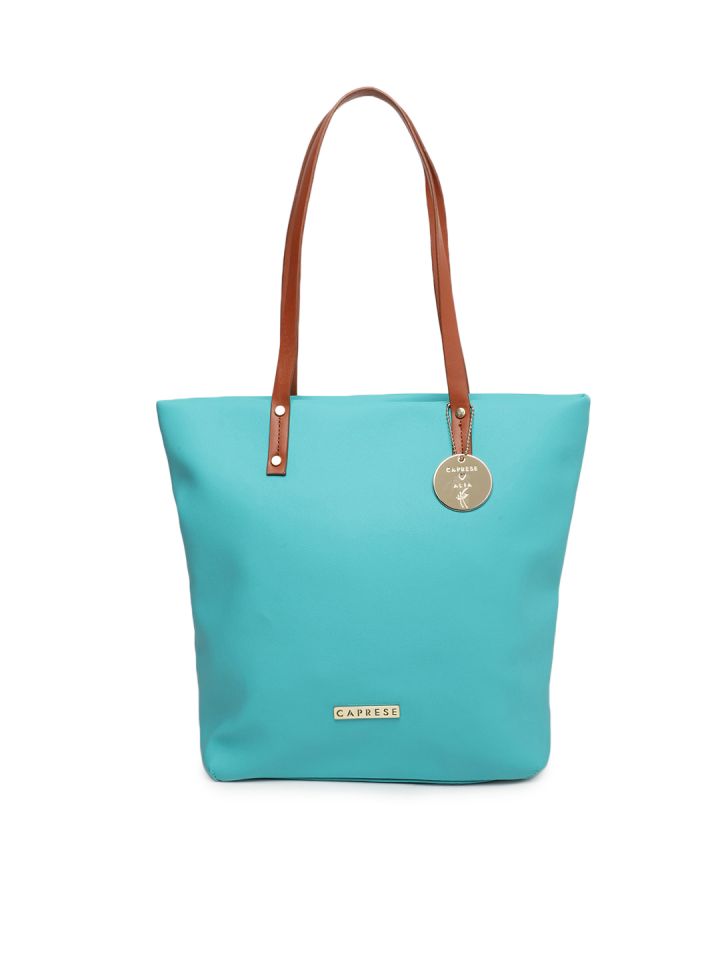 caprese green solid shoulder bag