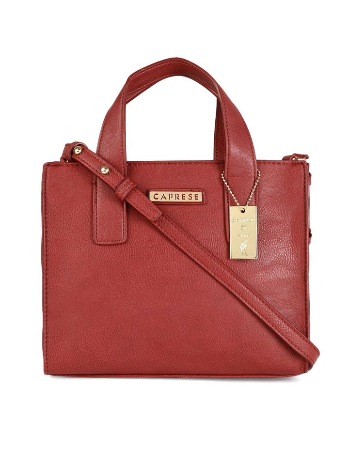 caprese red handbag