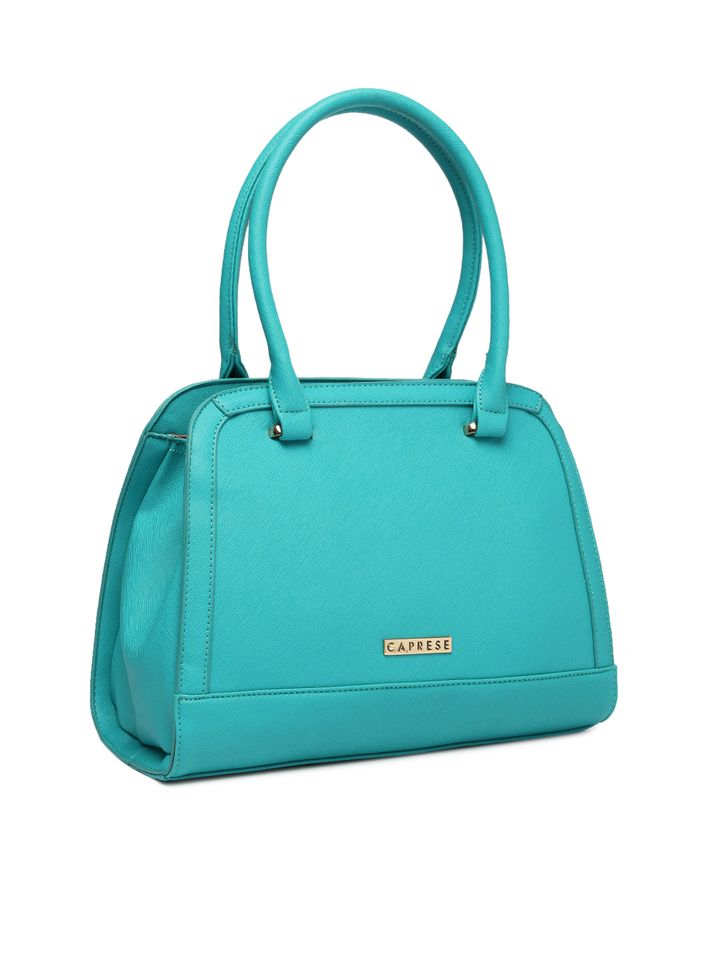 Caprese blue solid handheld bag Outlet