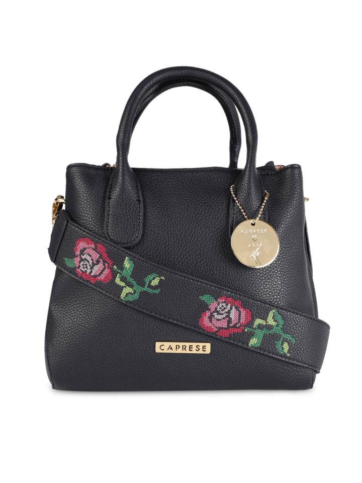 Caprese navy blue solid shoulder bag outlet