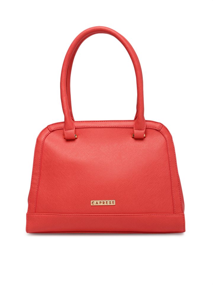 Caprese grey sales solid handheld bag