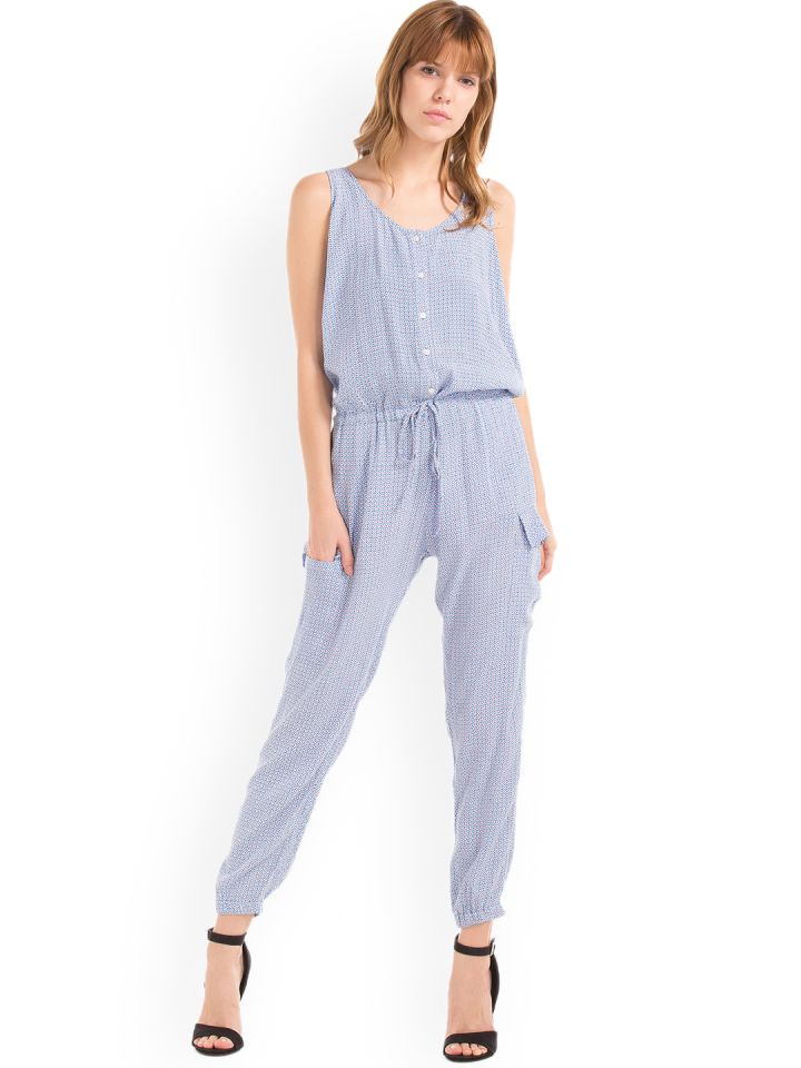 gap blue jumpsuit