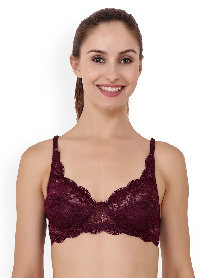 Buy Floret Pack Of 2 Full Coverage Lace Bras Cristina - Bra for