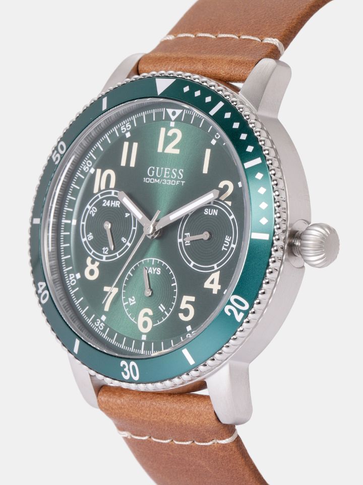 Buy GUESS Men Green Analogue Watch W1169G1 Watches for Men