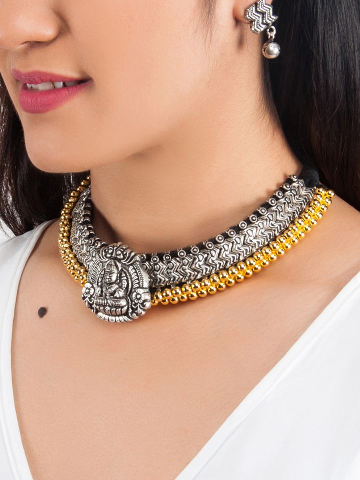 Dual tone outlet oxidised jewellery