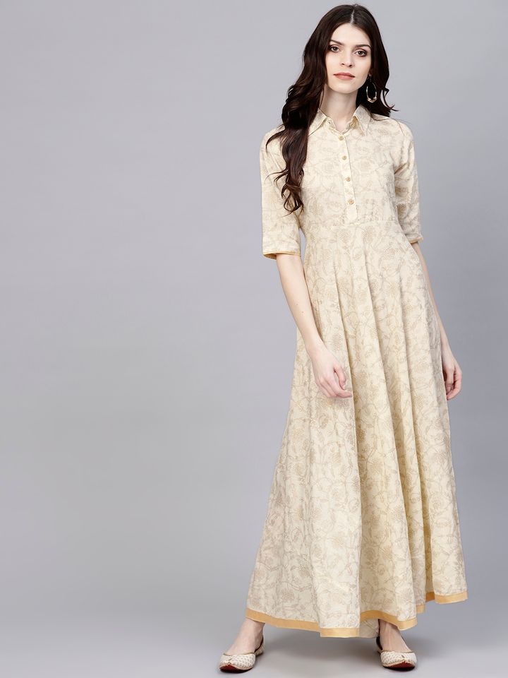 off white casual dress