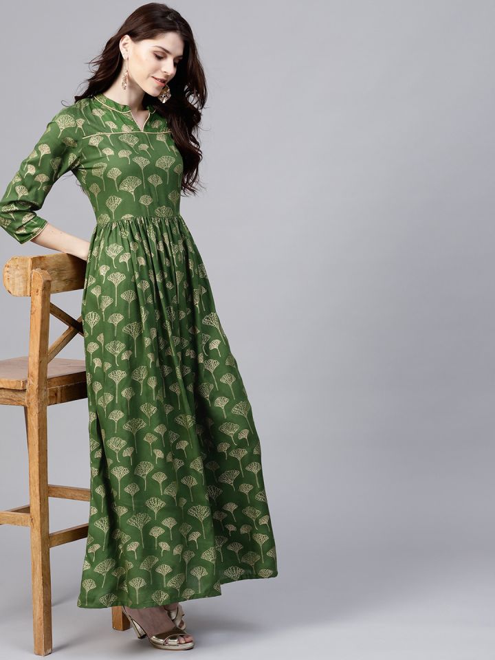 Myntra aks maxi dress store