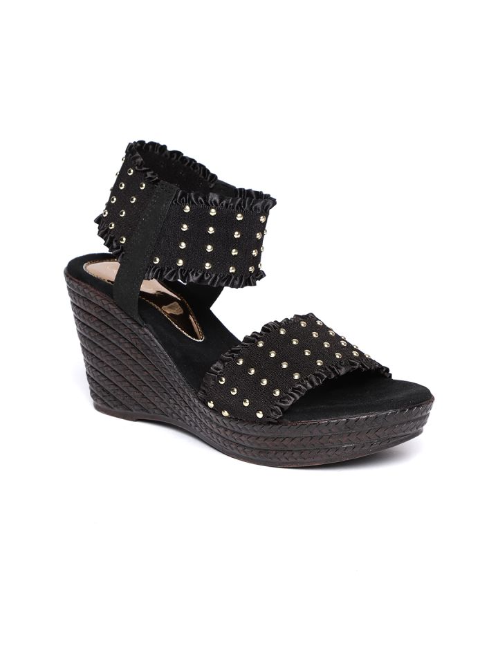 Catwalk black sales wedges