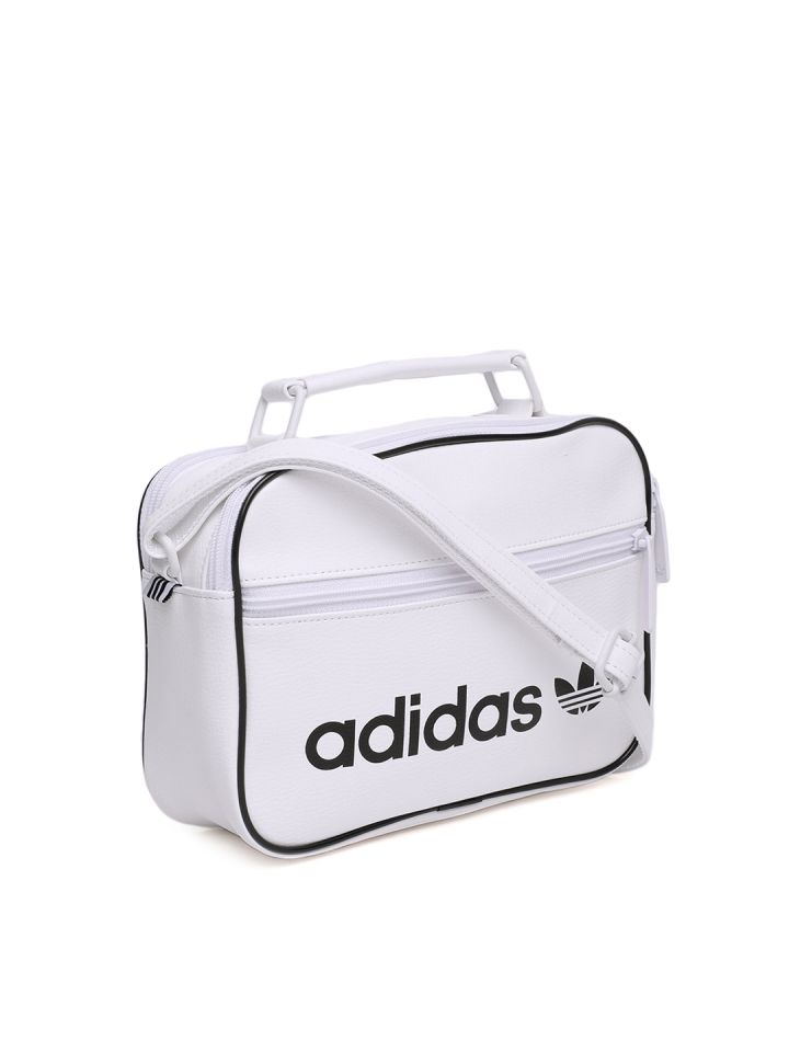 Adidas Originals White Solid Sling Bag