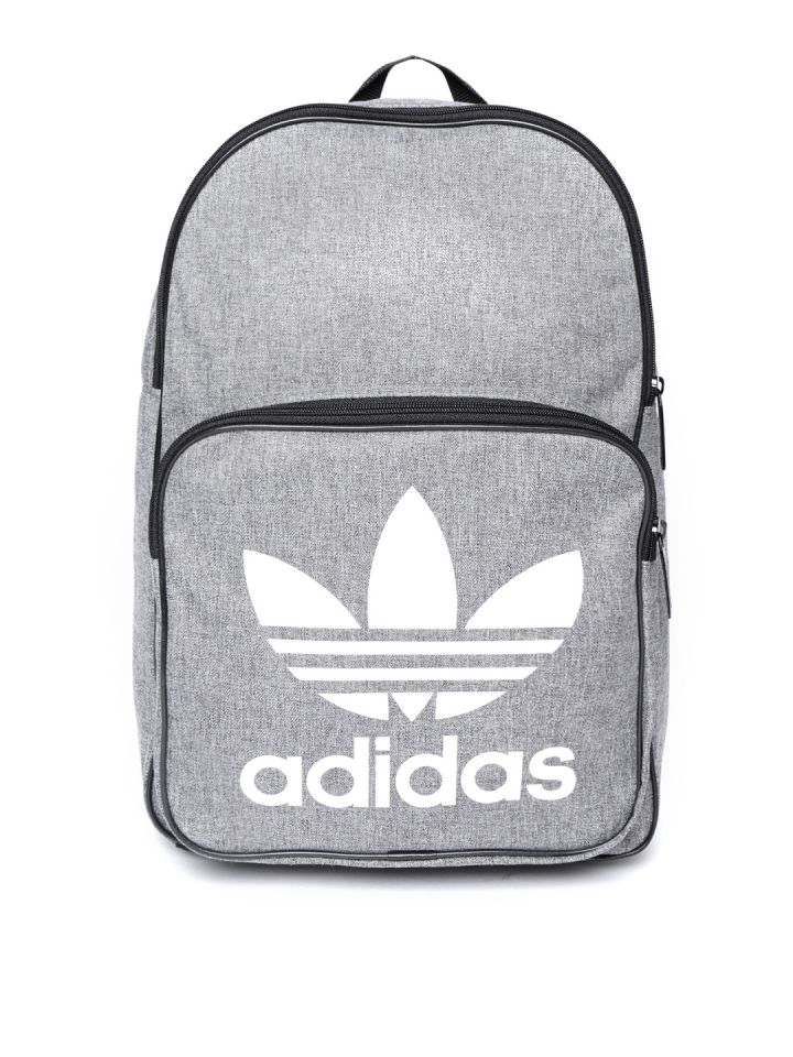 grey backpack adidas