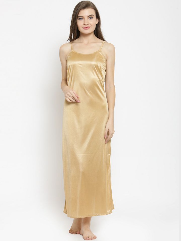 golden night dress for girl