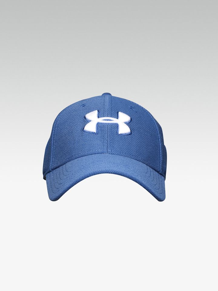 Buy UNDER ARMOUR Men Blue Heathered Blitzing 3.0 Cap Caps for