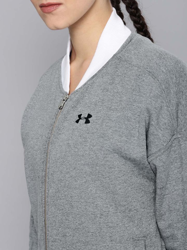Under armour threadborne fleece bomber deals