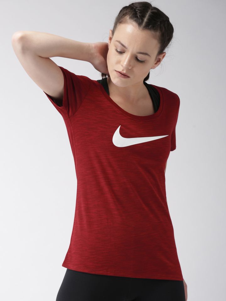 Red nike top womens discount