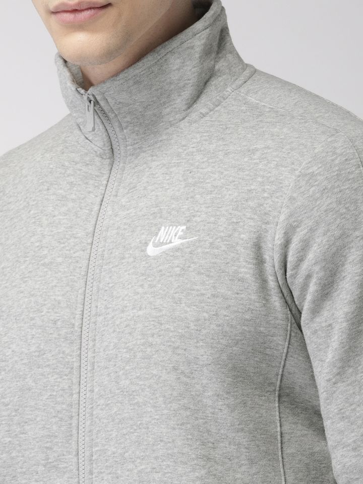 Nike grey sales fleece tracksuit