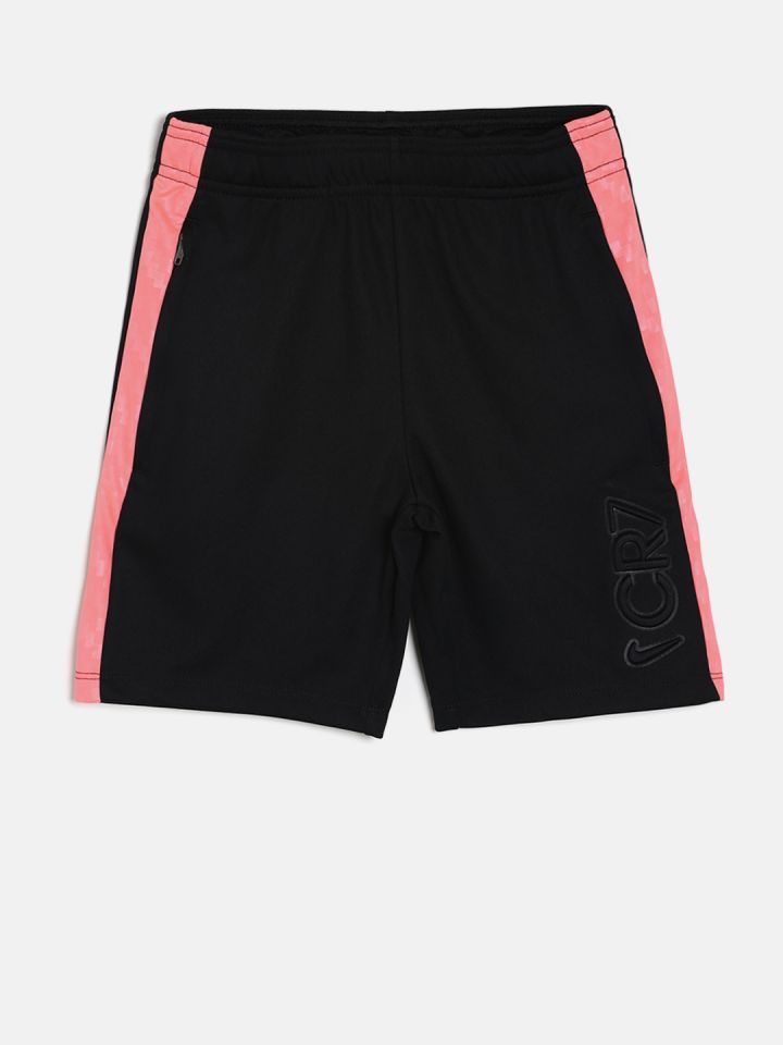 Buy Nike Boys Black Solid Regular Fit Regular CR7 B NK DRY Shorts