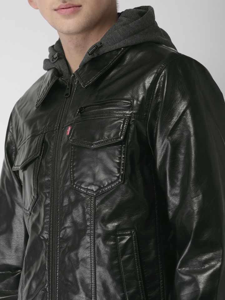 leather jacket mens levis